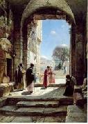 unknow artist Arab or Arabic people and life. Orientalism oil paintings 124 painting